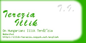 terezia illik business card